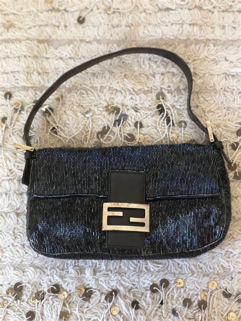 sequin fendi baguette vintage|fendi baguette monogram.